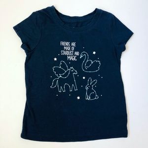 3/$12 Cat and Jack Girl Toddler Tee